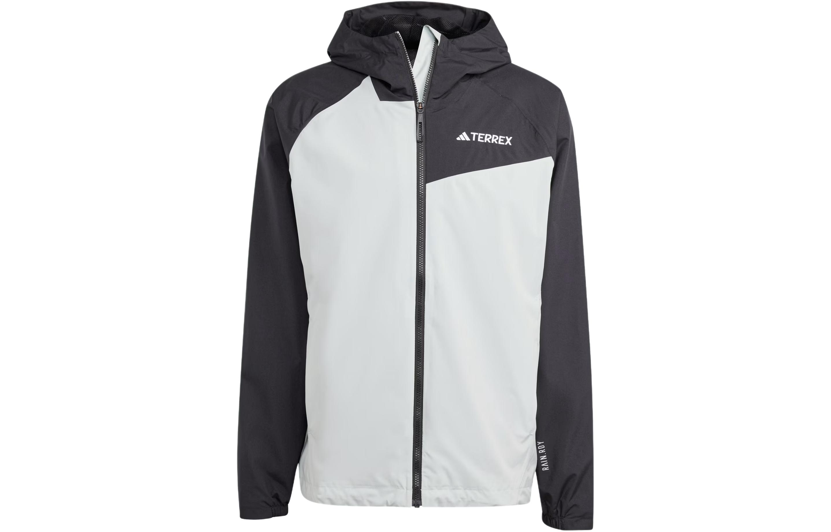 adidas Terrex Multi 2L RAINRDY Jacket Silver Waterproof Outdoor Hoodie IP1432