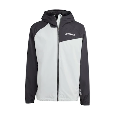 adidas Terrex Multi 2L RAINRDY Jacket Silver Waterproof Outdoor Hoodie IP1432