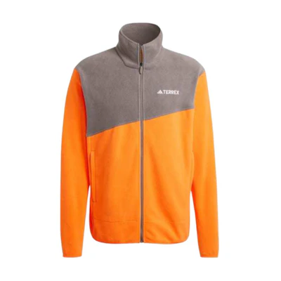 adidas Terrex Multi Full-Zip Fleece Jacket Retro Sport Orange Colorblock IZ3293