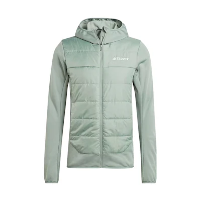 adidas Terrex Multi Hybrid Insulated Hooded Jacket Light Green Hoodie IM8107