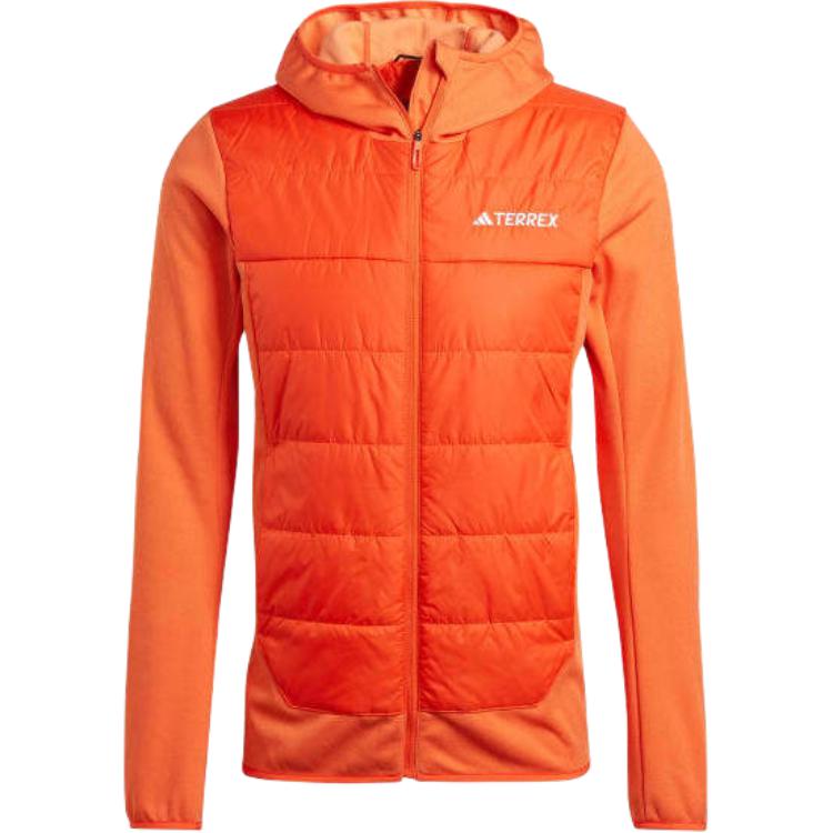 adidas TERREX Multi Hybrid Insulated Hooded Jacket Men’s Half Shock Orange IR7884