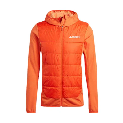 adidas TERREX Multi Hybrid Insulated Hooded Jacket Men’s Half Shock Orange IR7884
