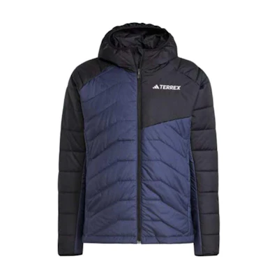 adidas Terrex Multi Insulated Hooded Jacket Black/Blue Unisex Full-Zip IM7680