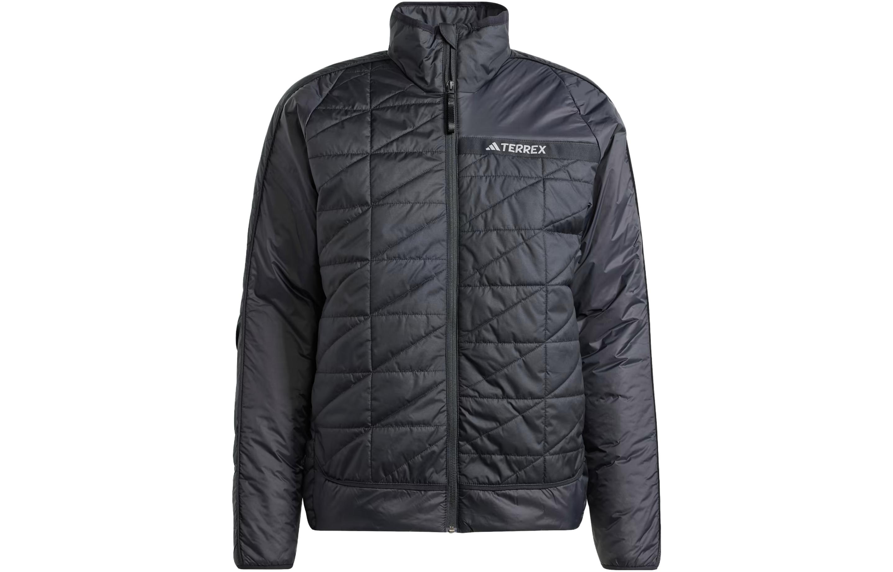 adidas Terrex Multi Insulation Jacket Black Long-Sleeve Stand Collar Coat IB4191