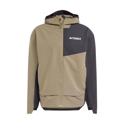 adidas Terrex Multi Softshell High-Neck Jacket Olive Green Outdoor Wear IX1488