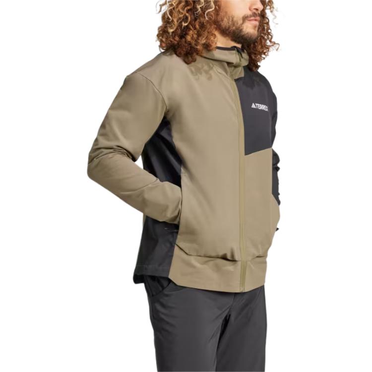 Purchase adidas Terrex Multi Softshell High-Neck Jacket Olive Green Outdoor Wear IX1488