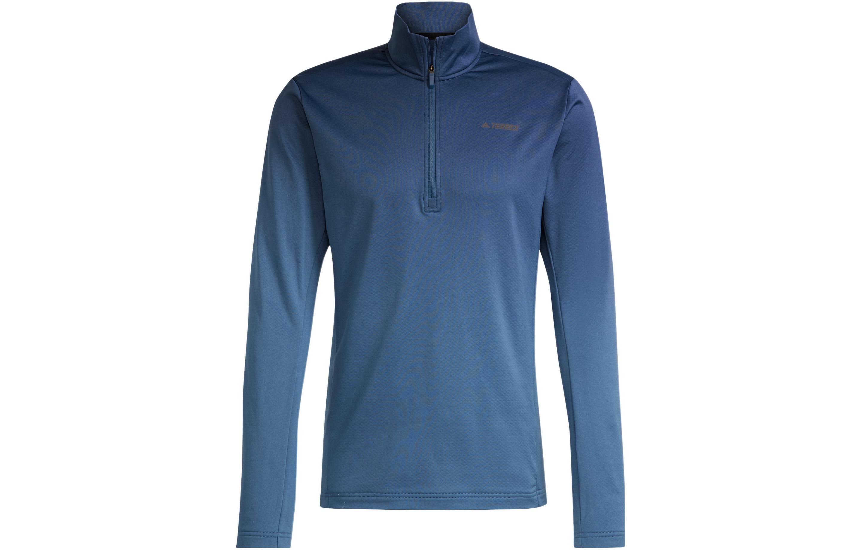 adidas Terrex Multi Solid Color Outdoor Pullover Sweatshirt Blue HI3612
