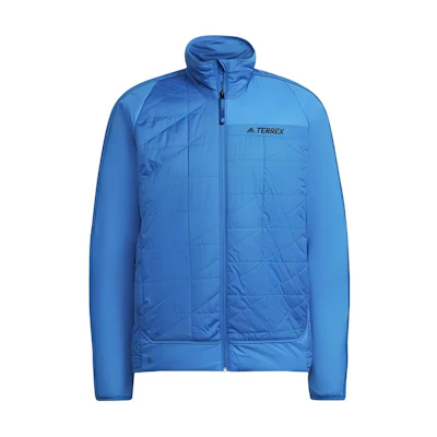 adidas Terrex Multi Synthetic Insulated Jacket Blue Full-Zip Collared Coat H53415