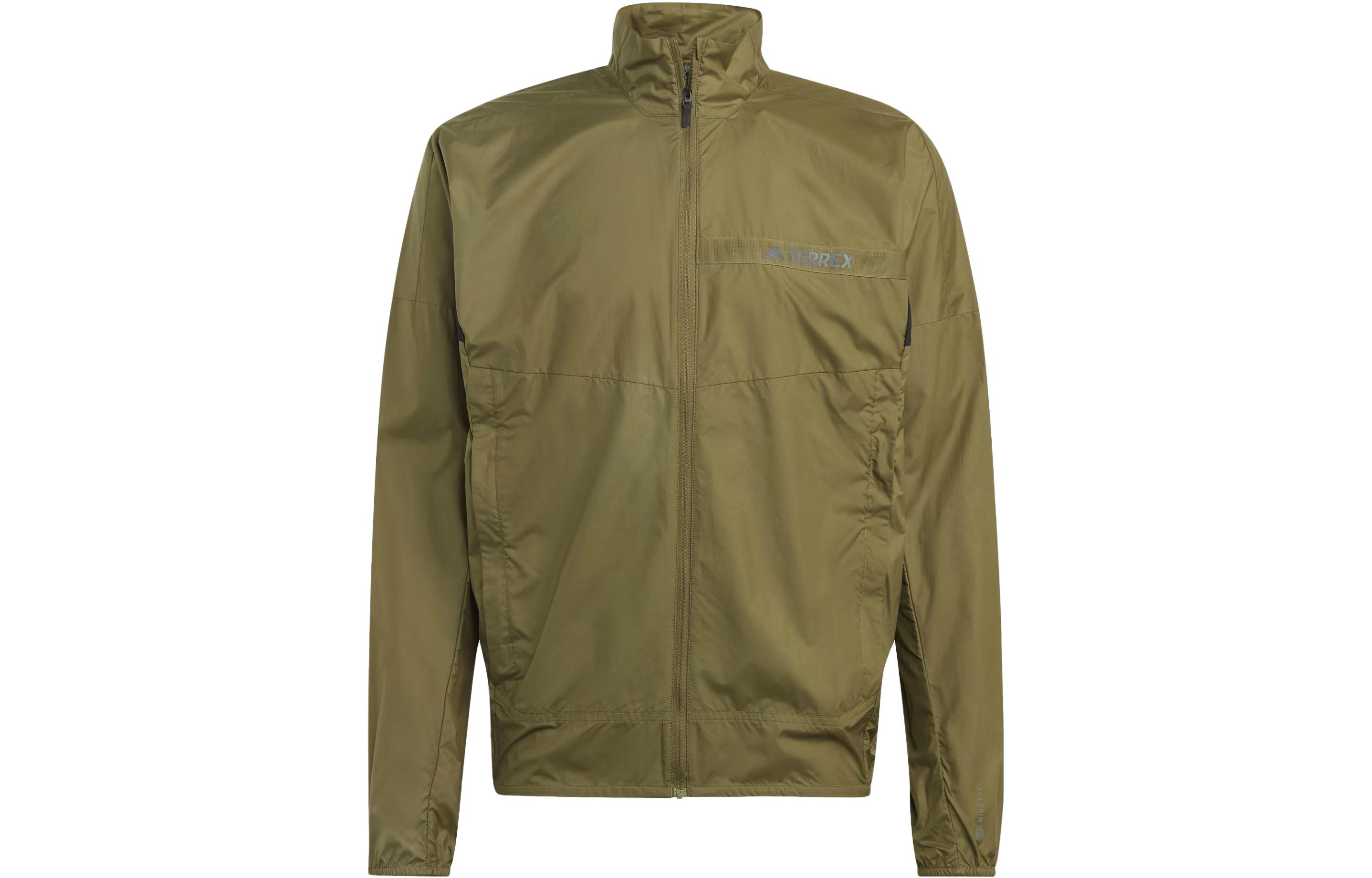 adidas Terrex Multi Windbreaker Olive Green Lightweight Jacket HM4029