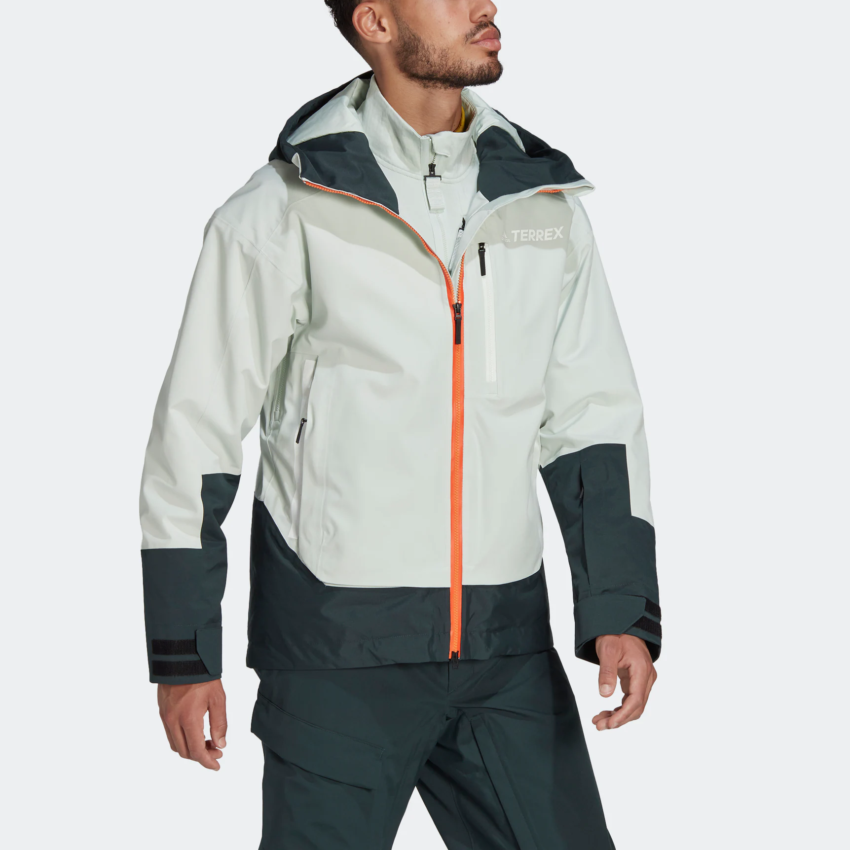 adidas Terrex Mys In Jack2l  Green Zip-Up Hooded Jacket Outdoor Wear. HI5515 圖 5