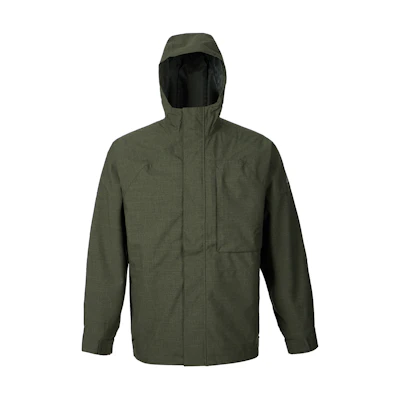 adidas Terrex Outdoor 3-in-1 Insulated Hooded Jacket Green GE9895