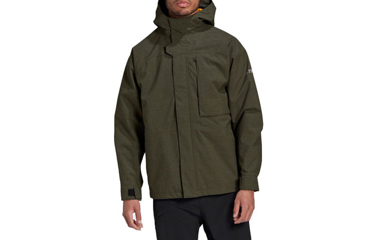 Order adidas Terrex Outdoor 3-in-1 Insulated Hooded Jacket Green GE9895