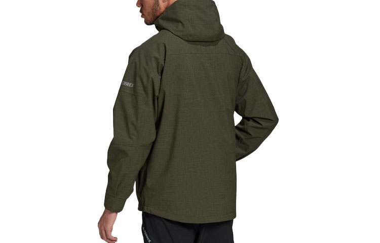 Lookbook adidas Terrex Outdoor 3-in-1 Insulated Hooded Jacket Green GE9895