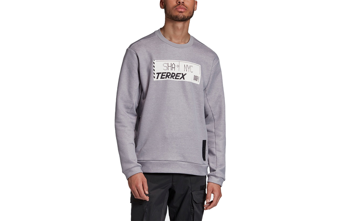 adidas Terrex Outdoor Pullover Sweatshirt Grey () GF0040