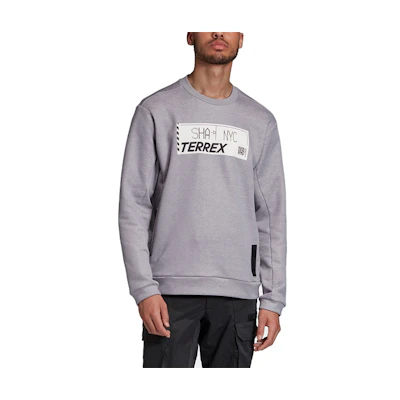 adidas Terrex Outdoor Pullover Sweatshirt Grey () GF0040