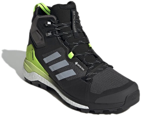 adidas Terrex Skychaser 2 Mid Gore-Tex Hiking 'Charcoal Black' Hitam Arang FY9686 Lookbook adidas Terrex Skychaser 2 Mid Gore-Tex Hiking 'Charcoal Black' Hitam Arang FY9686