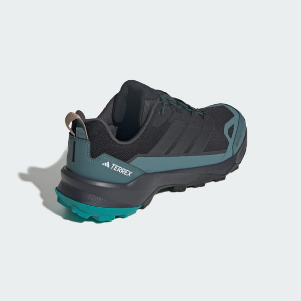 Details for Adidas Terrex Skychaser AX5 GORE-TEX Kasut Hiking Hitam/Carbon/Teal. JQ2209