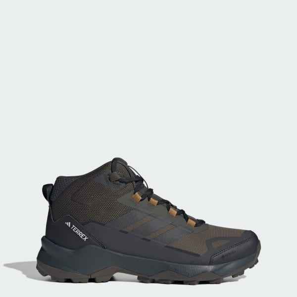 Adidas Terrex Skychaser AX5 Mid Gore-Tex Hiking Shoes Shadow Olive/Carbon/Bronze Strata JR3980