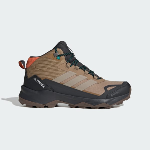 Adidas Terrex Skychaser AX5 Mid GORE-TEX Hiking Shoes Cardboard/Blanch Cargo/Semi Impact Orange JH7804