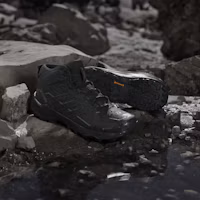 Cheap Adidas Terrex Skychaser AX5 Mid GTX 防水健行鞋 黑色/黑色/碳色 JQ2207