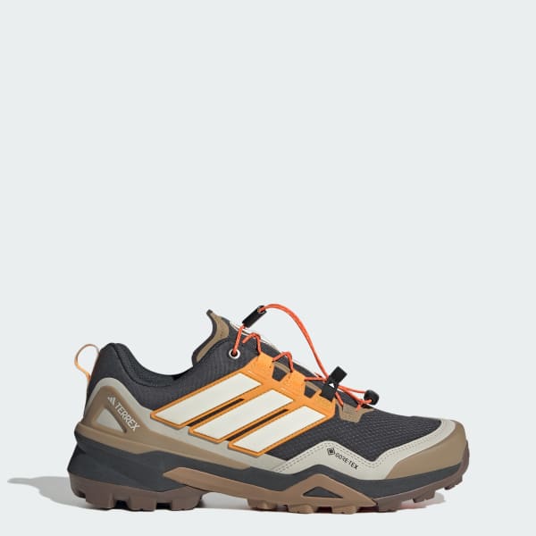 adidas Terrex Skychaser GTX Hiking Shoes Carbon/Off White/Pure Tangerine JR3987
