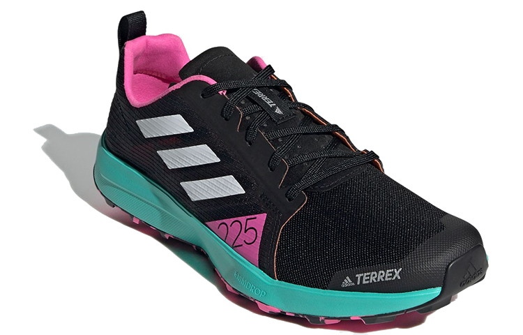 adidas Terrex Speed Flow 'Black White Pink' 圖 3