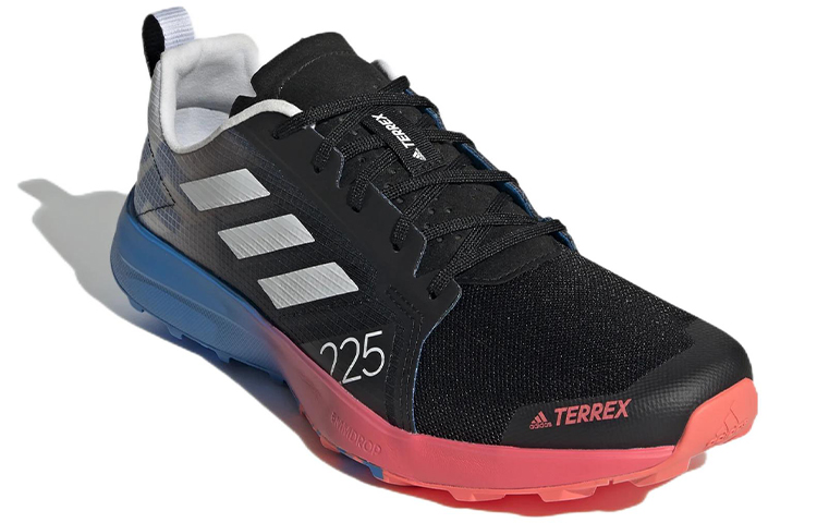 adidas Terrex Speed Flow Trail Running 'Black Blue' 圖 3