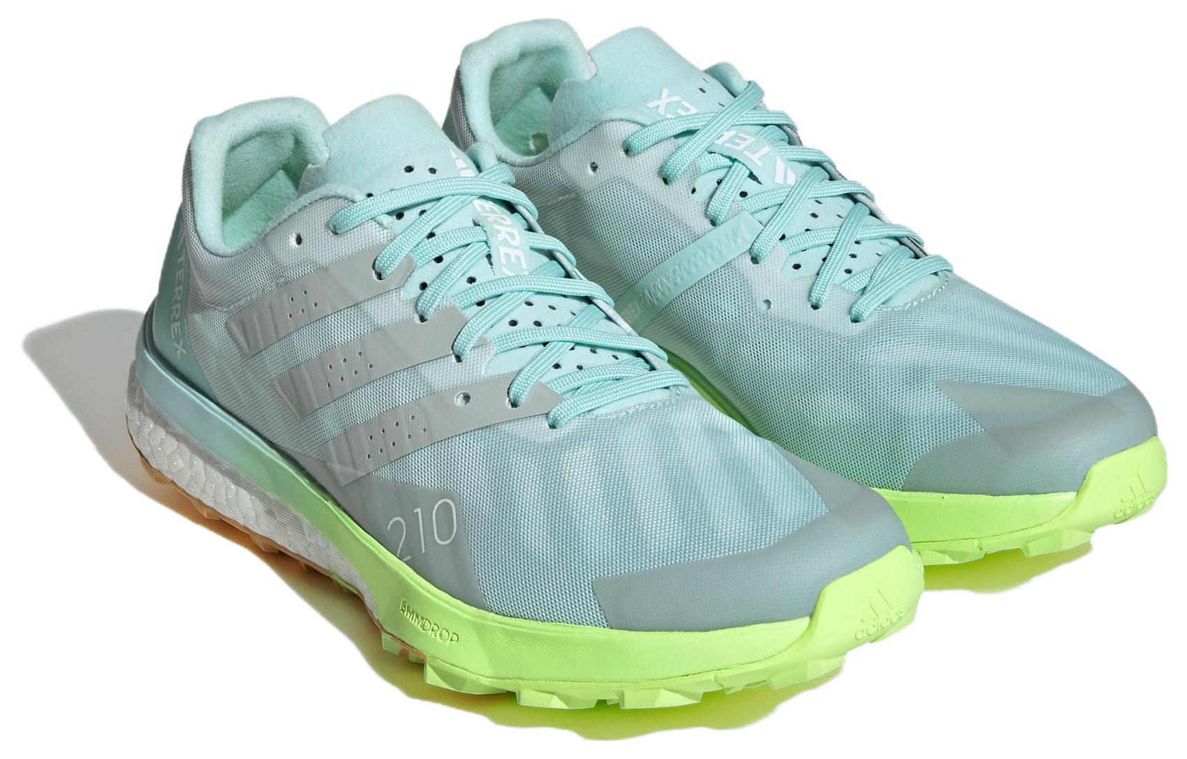 Lookbook adidas Terrex Speed Ultra Trail 防滑耐磨輕便 低筒 跑步鞋 女款 藍灰綠
