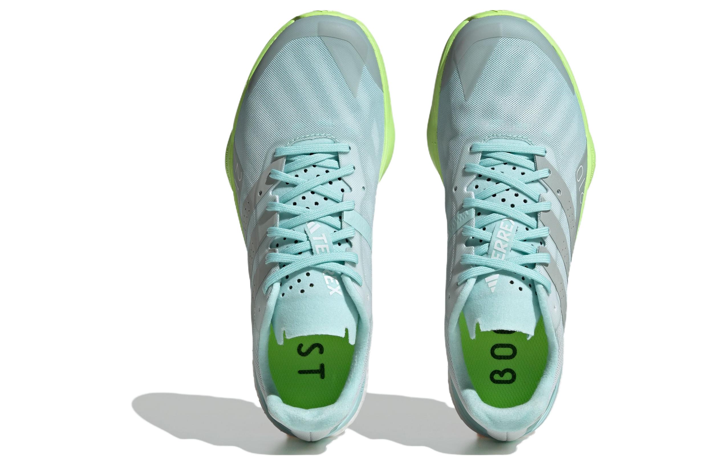 Shop adidas Terrex Speed Ultra Trail 防滑耐磨輕便 低筒 跑步鞋 女款 藍灰綠