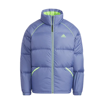 adidas Terrex Super Puffy Jacket Winter Outdoor Blue Down Coat. H20753