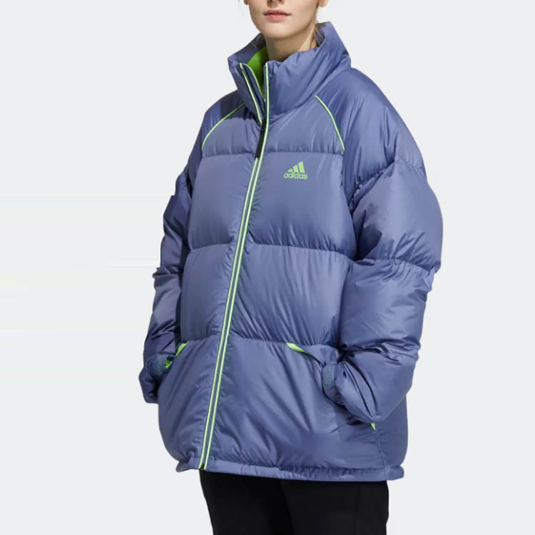 Details for adidas Terrex Super Puffy Jacket Winter Outdoor Blue Down Coat. H20753