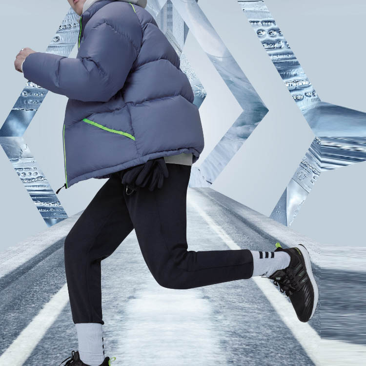 Sizing adidas Terrex Super Puffy Jacket Winter Outdoor Blue Down Coat. H20753