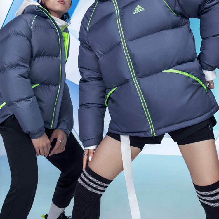 Cheap adidas Terrex Super Puffy Jacket Winter Outdoor Blue Down Coat. H20753