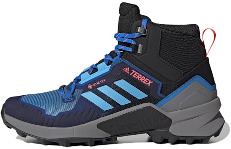 adidas Terrex Swift R3 Mid Gore-tex 登山鞋 耐磨防滑 黑藍 Buy adidas Terrex Swift R3 Mid Gore-tex 登山鞋 耐磨防滑 黑藍