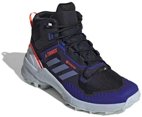 adidas Terrex Swift R3 Mid Gore-Tex 耐磨防滑戶外登山鞋 黑藍 Lookbook adidas Terrex Swift R3 Mid Gore-Tex 耐磨防滑戶外登山鞋 黑藍