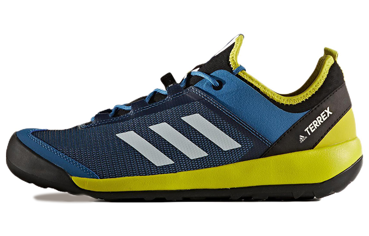 Buy adidas Terrex Swift Solo 耐磨防滑戶外鞋 藍黃