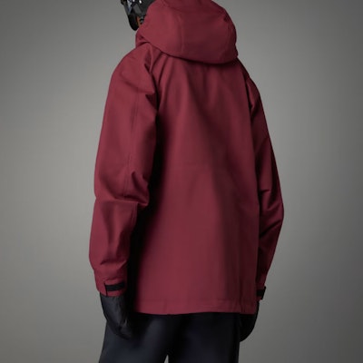 adidas Terrex Techrock 3-Layer Rain.Rdy Jaket Hoodie Merah Bayangan Nylon. IB4219 Shop adidas Terrex Techrock 3-Layer Rain.Rdy Jaket Hoodie Merah Bayangan Nylon. IB4219