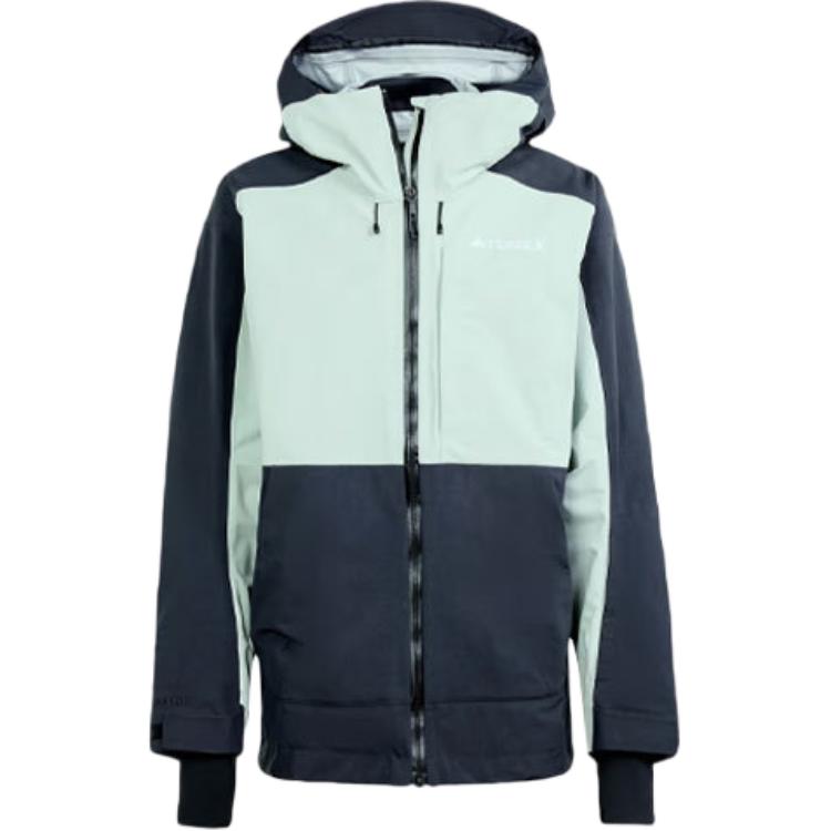 adidas Terrex Techrock 3-Layer RainRdy Nylon Hoodie Jacket Black () IB4218