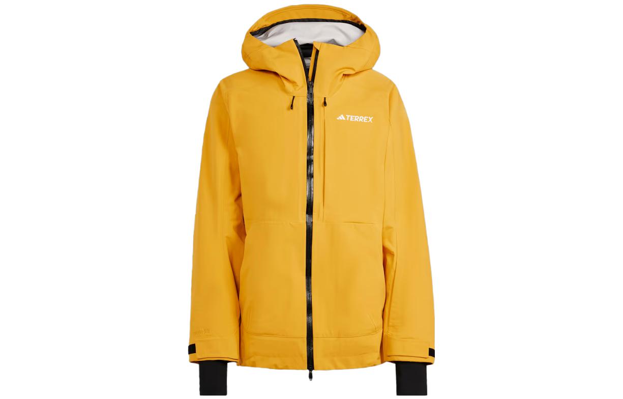 adidas Terrex Techrock 3L Nylon Rain.RDY Jacket Yellow  Lightweight Jacket. IB1086