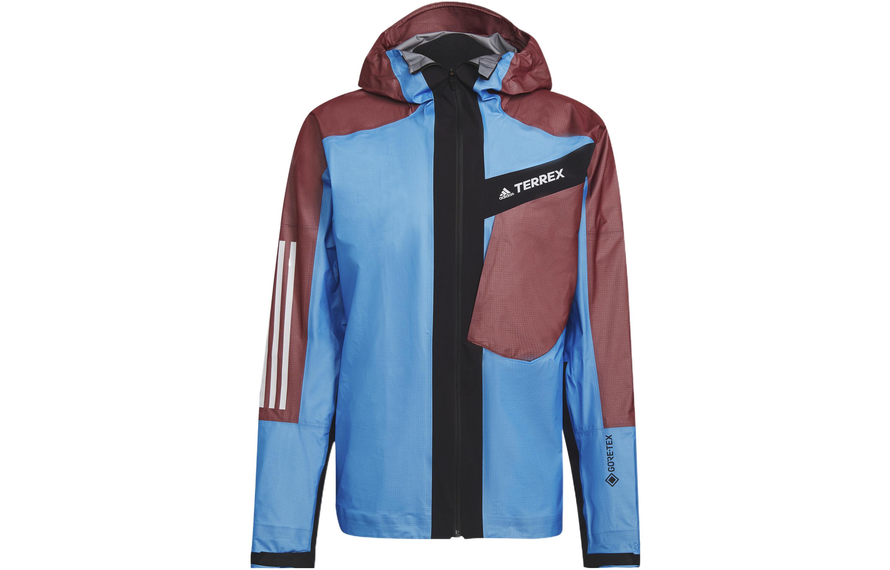 Order adidas Terrex Tr Light GTX Outdoor Waterproof Breathable Jacket  Blue H55948