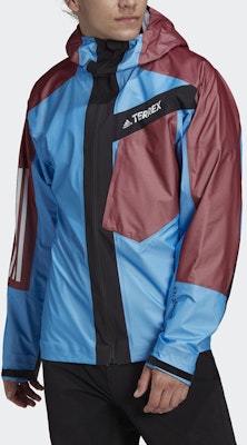 adidas Terrex Tr Light GTX Outdoor Waterproof Breathable Jacket Blue H55948 Lookbook adidas Terrex Tr Light GTX Outdoor Waterproof Breathable Jacket Blue H55948