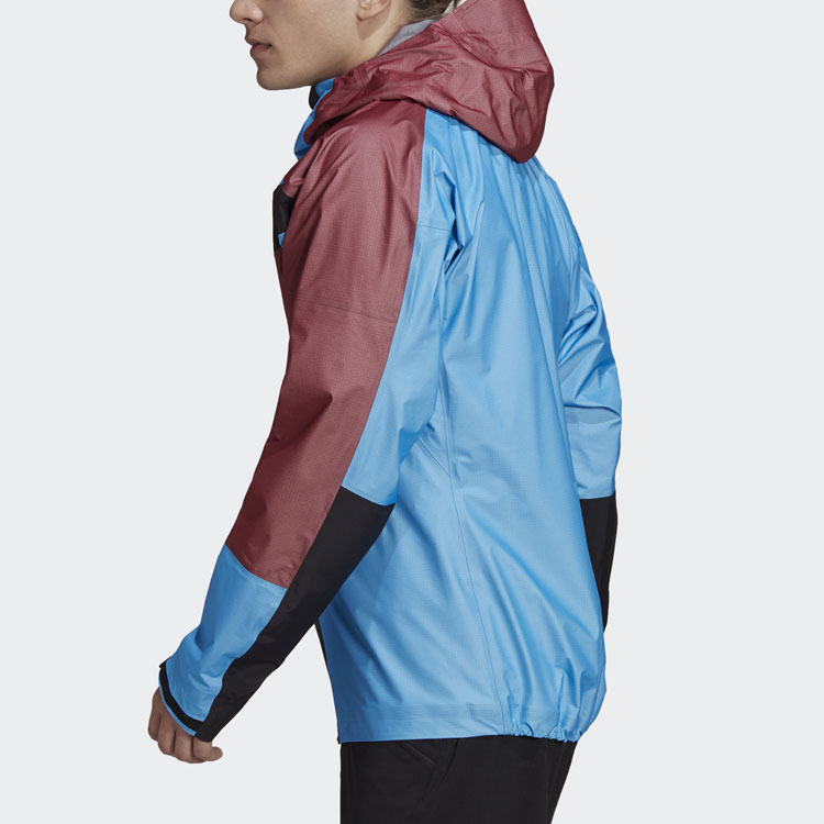 Details for adidas Terrex Tr Light GTX Outdoor Waterproof Breathable Jacket  Blue H55948