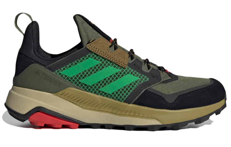 adidas Terrex Trailmaker Blue Hiking 'Green Black Brown' 圖 2