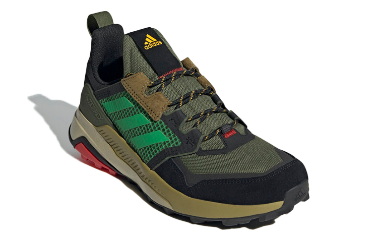 adidas Terrex Trailmaker Blue Hiking 'Green Black Brown' 圖 3
