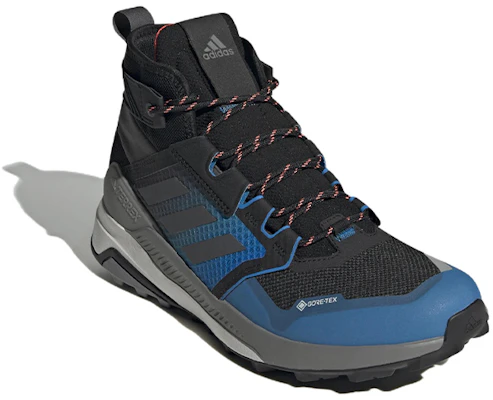 阿迪达斯 Terrex Trailmaker Gore-tex '黑蓝' GZ0339 Lookbook 阿迪达斯 Terrex Trailmaker Gore-tex '黑蓝' GZ0339