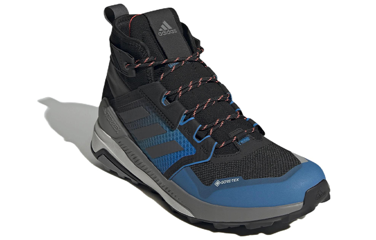 Lookbook Adidas Terrex Trailmaker Gore-tex 防滑耐磨 中筒 戶外功能鞋 男款 黑藍