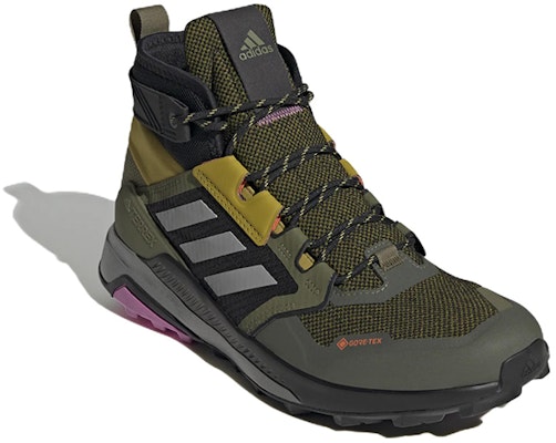adidas Terrex Trailmaker Mid Gore-Tex 'Hijau Zaitun' GV8954 Lookbook adidas Terrex Trailmaker Mid Gore-Tex 'Hijau Zaitun' GV8954