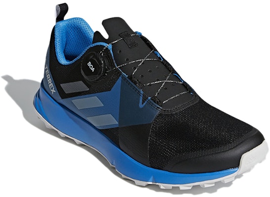 adidas Terrex Two Boa 'Hitam Biru' AC7903 Lookbook adidas Terrex Two Boa 'Hitam Biru' AC7903