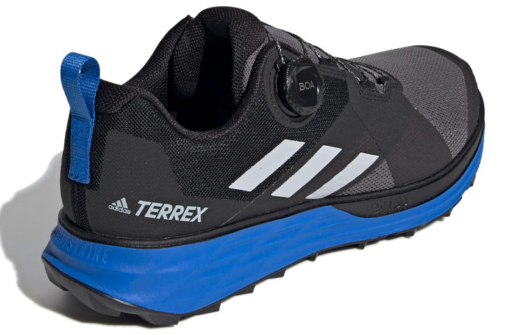 Shop adidas Terrex Two Trail Running 'Black Gray Blue' EF2135