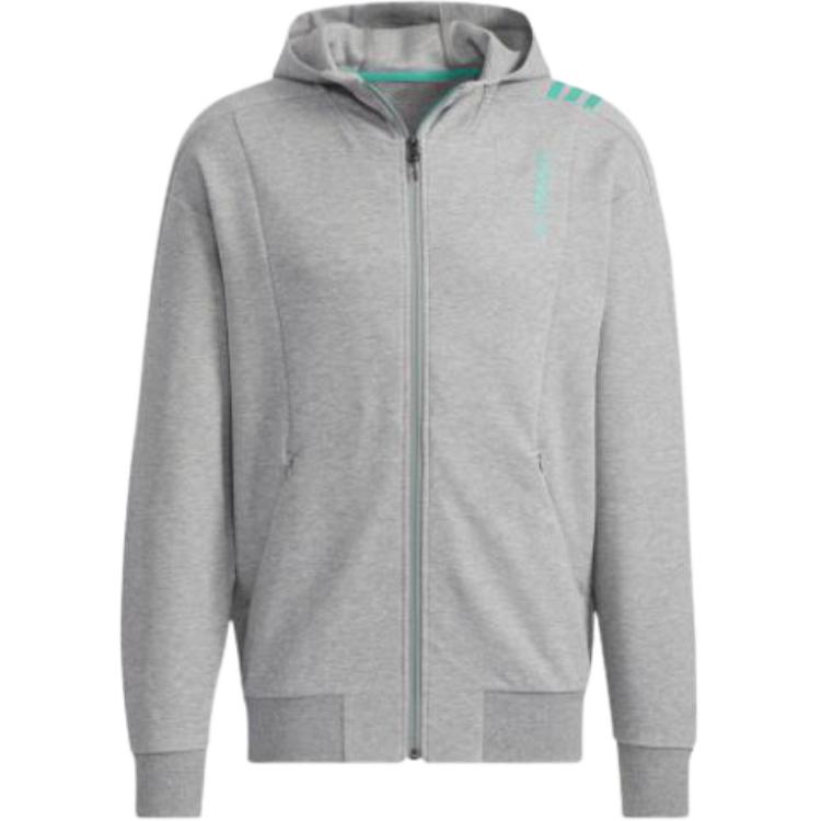 adidas Terrex U Knit Zip Hoodie Jacket Unisex - Solid Color Block Design HI3872